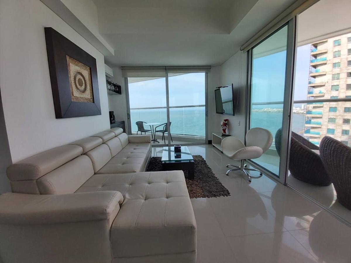 Palmetto Eliptic Luxury Beachfront Apartment Bocagrande Cartagena Exteriér fotografie